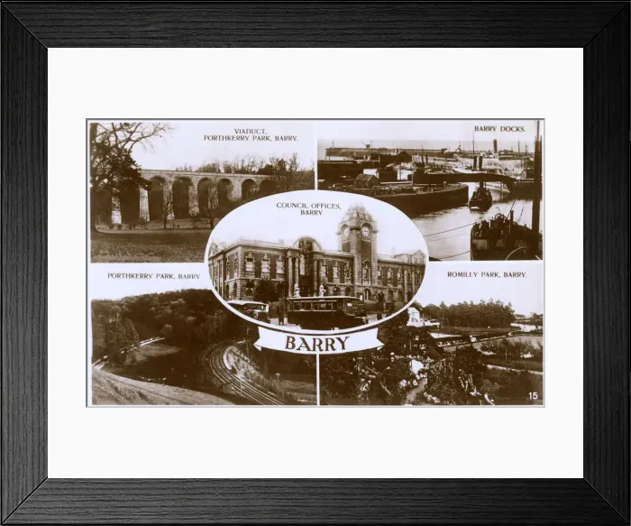 Framed Print : Barry Island, Vale of Glamorgan, South Wales, UK Framed Print : Barry Island, Vale of Glamorgan, South Wales, UK