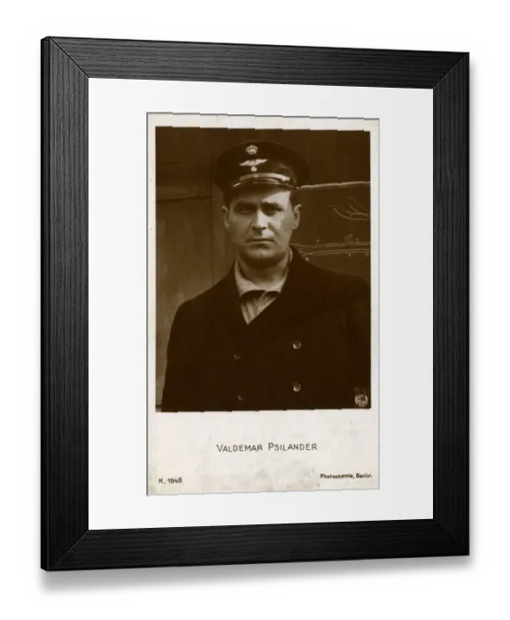 Framed Print : Valdemar Psilander, Danish silent film actor Framed Print : Valdemar Psilander, Danish silent film actor