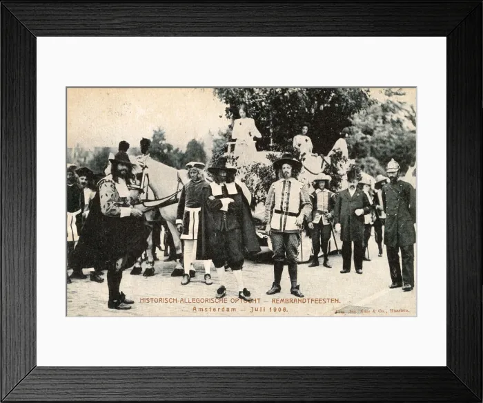 Framed Print : Historical procession, Amsterdam, Netherlands Framed Print : Historical procession, Amsterdam, Netherlands