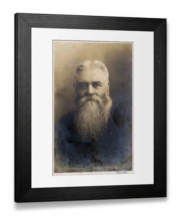 Framed Print : Rev Peter Thompson, Wesleyan Methodist Framed Print : Rev Peter Thompson, Wesleyan Methodist