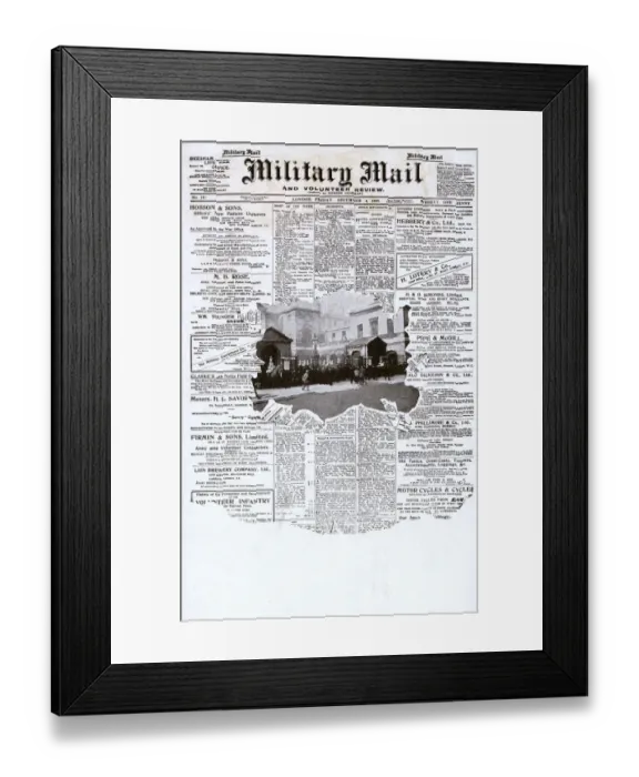 Framed Print : Front page of the Military Mail, 4 December 1903 Framed Print : Front page of the Military Mail, 4 December 1903