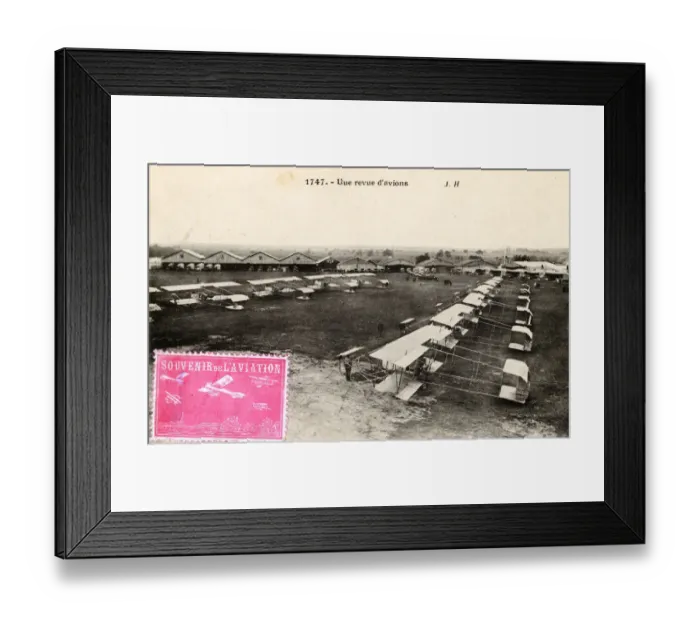 Framed Print : Review of Maurice Farman military biplanes, France Framed Print : Review of Maurice Farman military biplanes, France