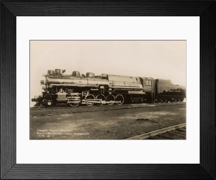 Framed Print : Canadian Pacific Railway Locomotive 8000 Framed Print : Canadian Pacific Railway Locomotive 8000