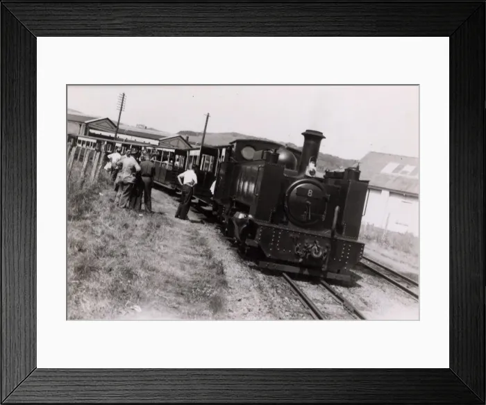 Framed Print : Llyweln locomotive 8, Vale of Rheidol Railway, Wales Framed Print : Llyweln locomotive 8, Vale of Rheidol Railway, Wales
