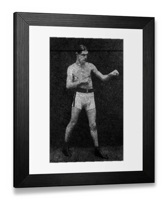 Framed Print : Leon Poutet, French boxer Framed Print : Leon Poutet, French boxer