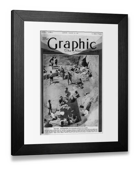 Framed Print : Sun worshippers at Eden Roc Framed Print : Sun worshippers at Eden Roc