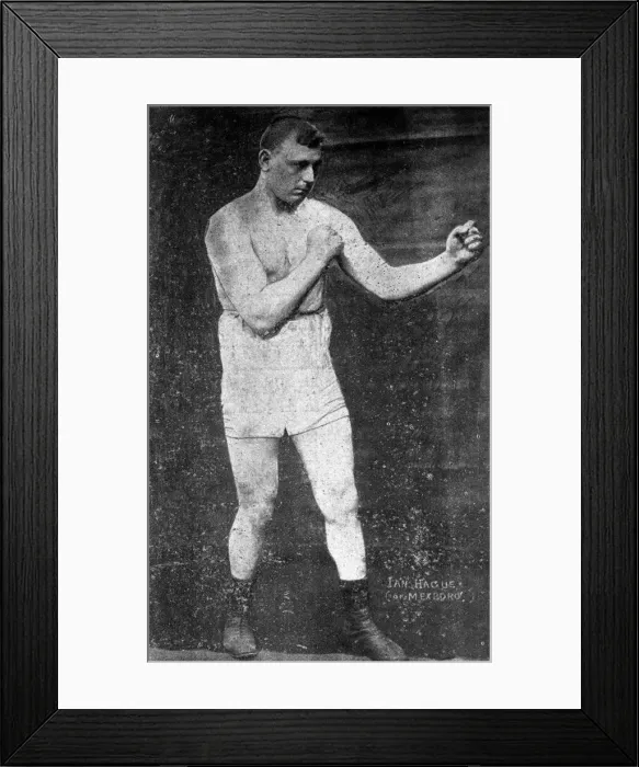 Framed Print : Ian Hague, English boxer Framed Print : Ian Hague, English boxer