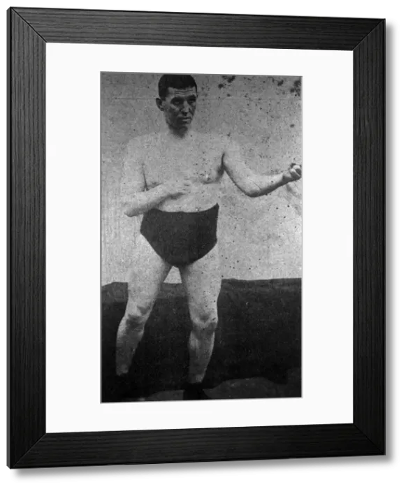 Framed Print : Jem Roche, Irish boxer Framed Print : Jem Roche, Irish boxer