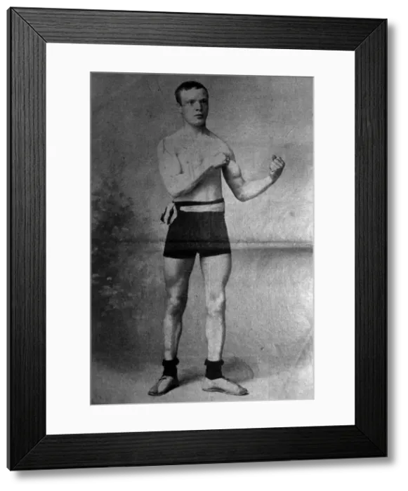 Framed Print : Harry Ware, English boxer Framed Print : Harry Ware, English boxer