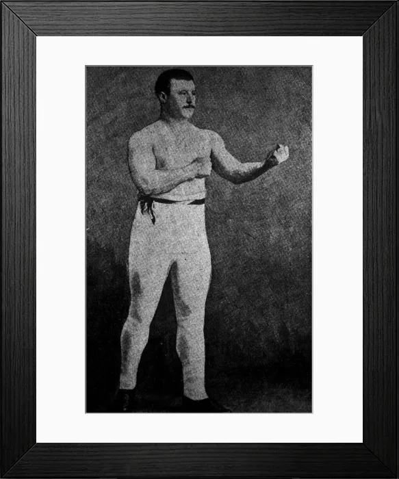 Framed Print : Jem Smith, English boxer Framed Print : Jem Smith, English boxer