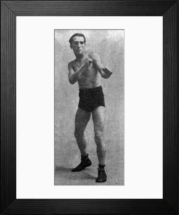 Framed Print : Sid Smith, English boxer Framed Print : Sid Smith, English boxer