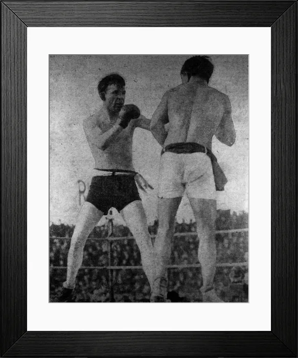 Framed Print : Boxing match, Nelson v Wolgast, San Francisco, USA Framed Print : Boxing match, Nelson v Wolgast, San Francisco, USA