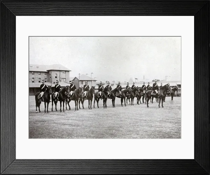 Framed Print : Mounted police, New South Wales, Sydney HQ, Australia Framed Print : Mounted police, New South Wales, Sydney HQ, Australia