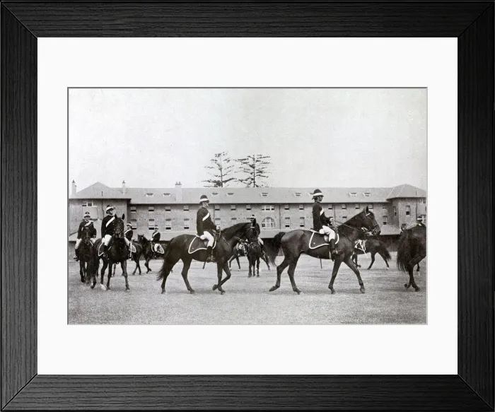 Framed Print : Mounted police, New South Wales, Sydney, Australia Framed Print : Mounted police, New South Wales, Sydney, Australia