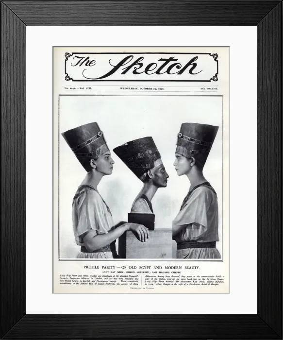 Framed Print : Front cover photo, Of Old Egypt and Modern Beauty Framed Print : Front cover photo, Of Old Egypt and Modern Beauty