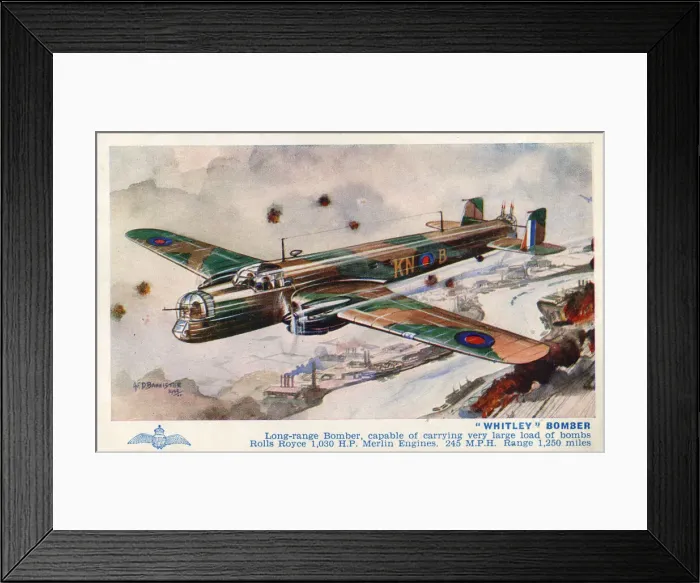 Framed Print : Whitley Bomber Whitley Bomber Framed Print : Whitley Bomber Whitley Bomber