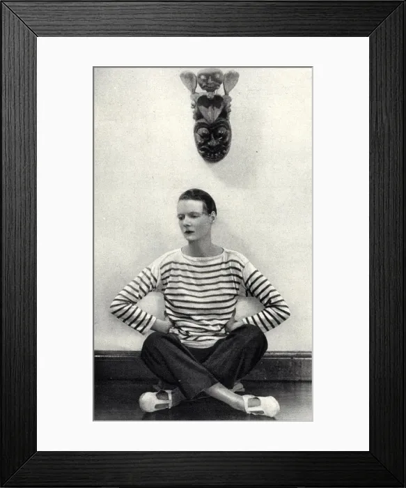 Framed Print : Marjorie Craigie, tapestry artist Framed Print : Marjorie Craigie, tapestry artist