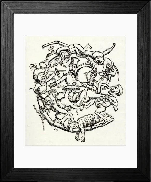 Framed Print : Illustration, The Newcomes, by Thackeray Framed Print : Illustration, The Newcomes, by Thackeray
