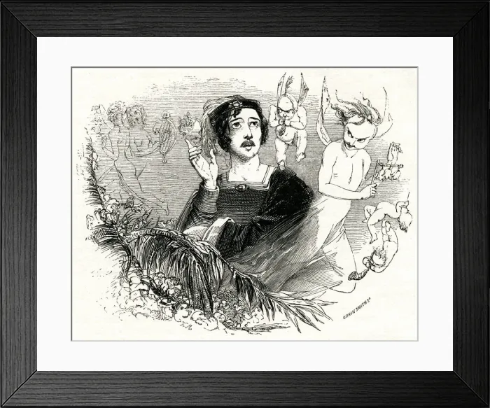 Framed Print : Illustration, The Tempest, by William Shakespeare