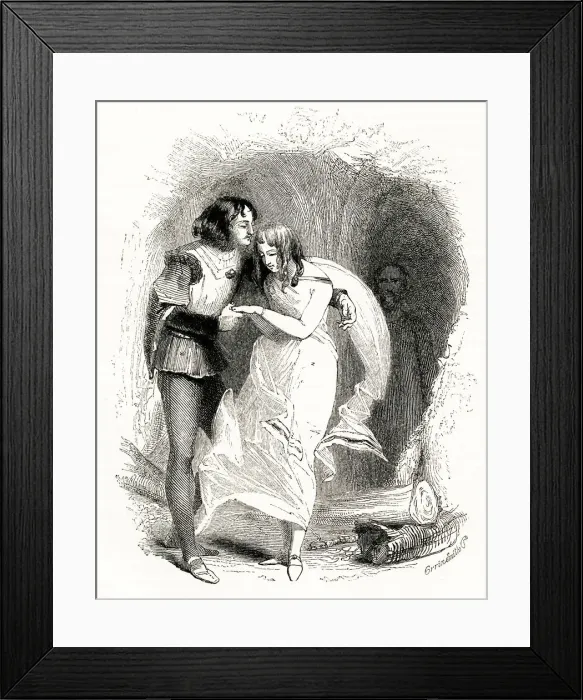 Framed Print : Illustration, The Tempest, by William Shakespeare Framed Print : Illustration, The Tempest, by William Shakespeare