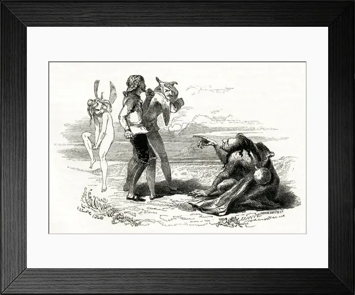 Framed Print : Illustration, The Tempest, by William Shakespeare Framed Print : Illustration, The Tempest, by William Shakespeare