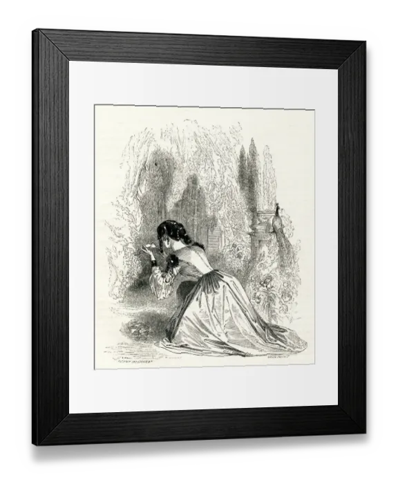 Framed Print : Illustration, Two Gentlemen of Verona, William Shakespeare Framed Print : Illustration, Two Gentlemen of Verona, William Shakespeare