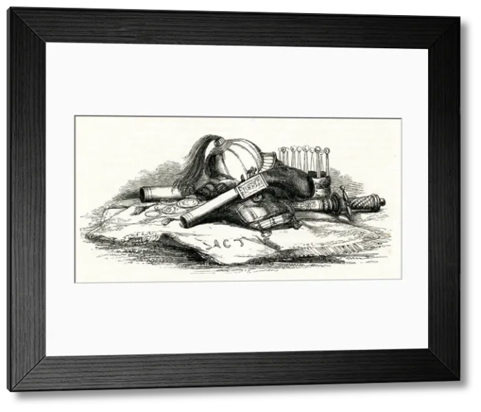 Framed Print : Illustration, Two Gentlemen of Verona, William Shakespeare Framed Print : Illustration, Two Gentlemen of Verona, William Shakespeare