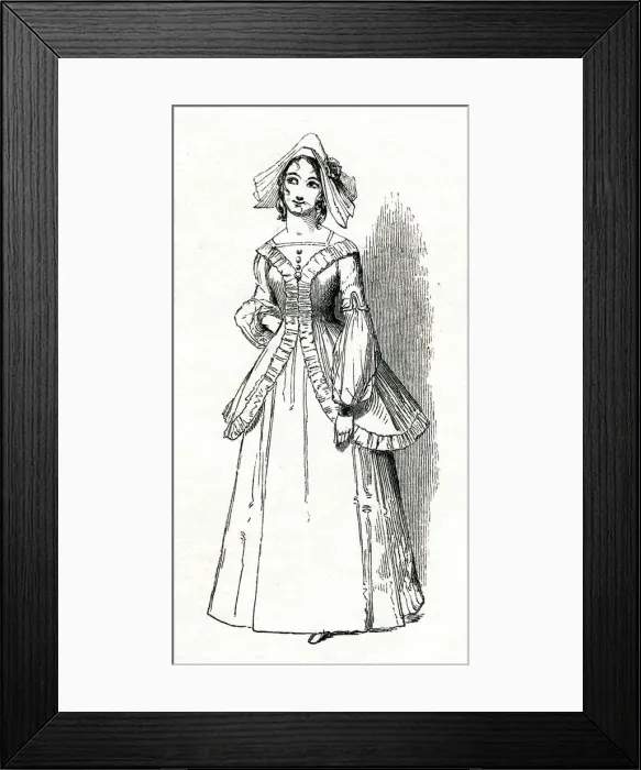 Framed Print : Illustration, Merry Wives of Windsor, William Shakespeare Framed Print : Illustration, Merry Wives of Windsor, William Shakespeare