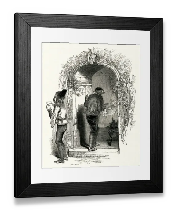 Framed Print : Illustration, Merry Wives of Windsor, William Shakespeare Framed Print : Illustration, Merry Wives of Windsor, William Shakespeare