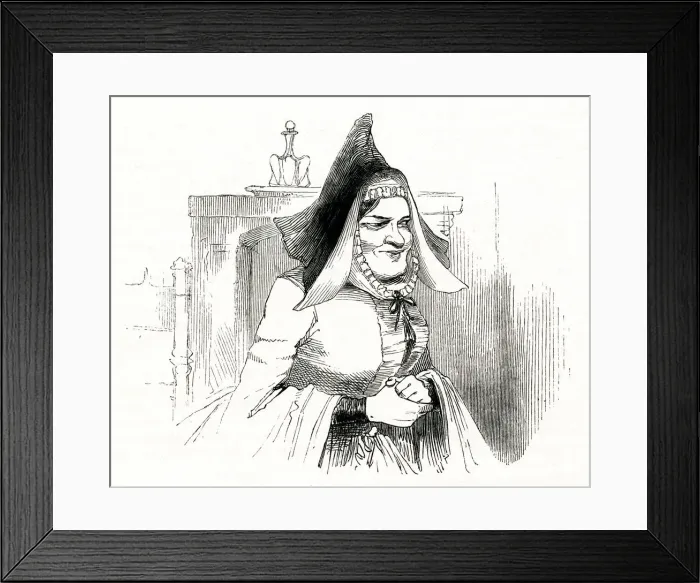 Framed Print : Illustration, Merry Wives of Windsor, William Shakespeare Framed Print : Illustration, Merry Wives of Windsor, William Shakespeare