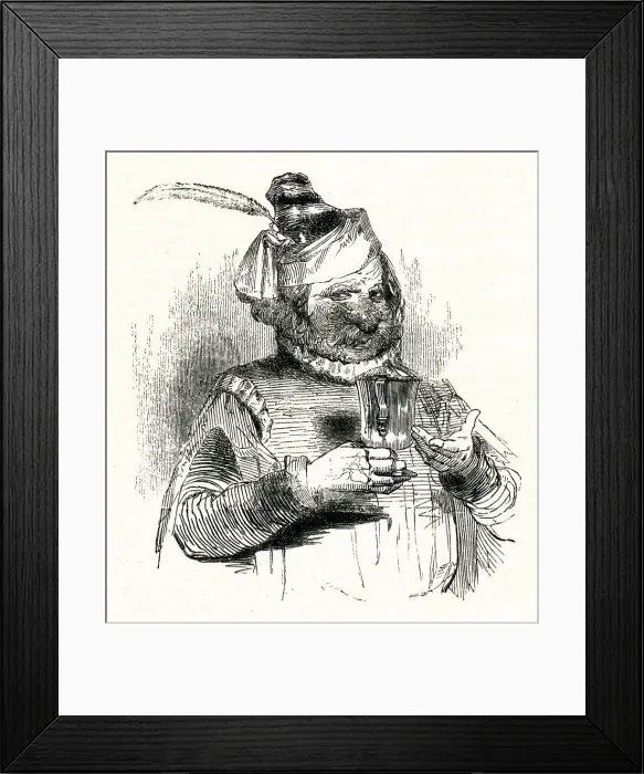 Framed Print : Illustration, Merry Wives of Windsor, William Shakespeare Framed Print : Illustration, Merry Wives of Windsor, William Shakespeare