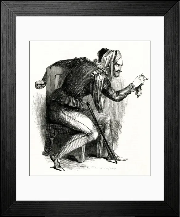 Framed Print : Illustration, Merry Wives of Windsor, William Shakespeare Framed Print : Illustration, Merry Wives of Windsor, William Shakespeare