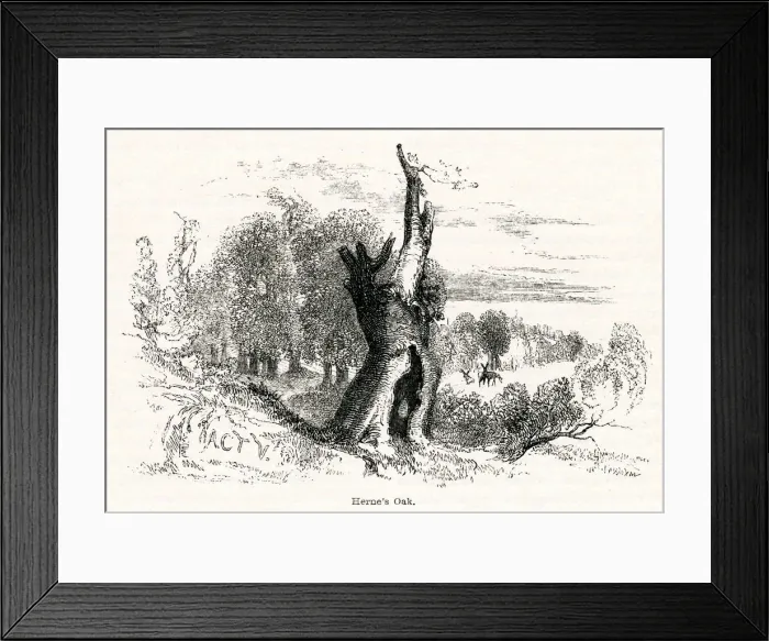 Framed Print : Illustration, Merry Wives of Windsor, William Shakespeare Framed Print : Illustration, Merry Wives of Windsor, William Shakespeare