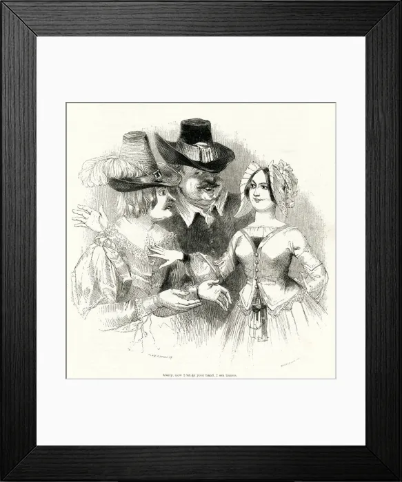 Framed Print : Illustration, Twelfth Night, by William Shakespeare Framed Print : Illustration, Twelfth Night, by William Shakespeare