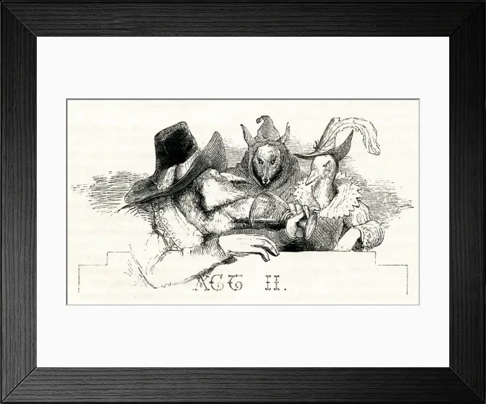 Framed Print : Illustration, Twelfth Night, by William Shakespeare Framed Print : Illustration, Twelfth Night, by William Shakespeare