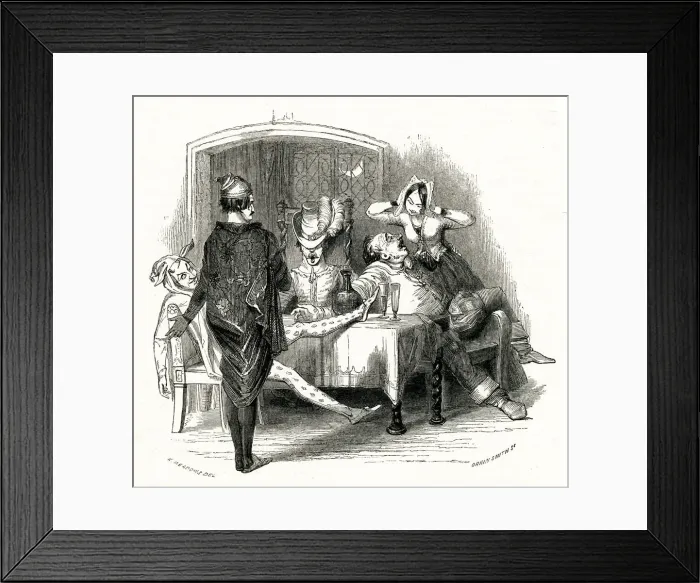 Framed Print : Illustration, Twelfth Night, by William Shakespeare Framed Print : Illustration, Twelfth Night, by William Shakespeare