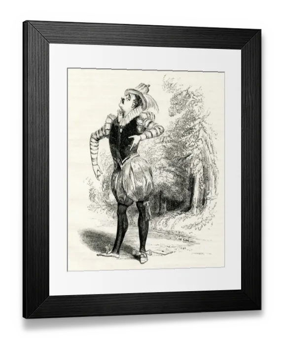 Framed Print : Illustration, Twelfth Night, by William Shakespeare Framed Print : Illustration, Twelfth Night, by William Shakespeare