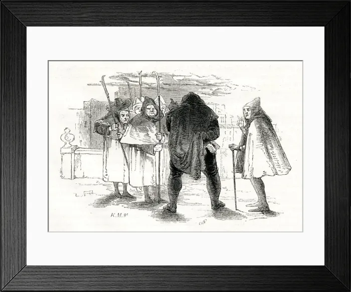 Framed Print : Illustration, Much Ado About Nothing, by William Shakespeare Framed Print : Illustration, Much Ado About Nothing, by William Shakespeare