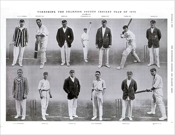 Yorkshire, The Champion County Cricket Team 1919