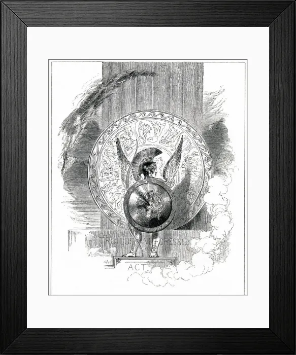 Framed Print : Illustration, Troilus and Cressida, by William Shakespeare