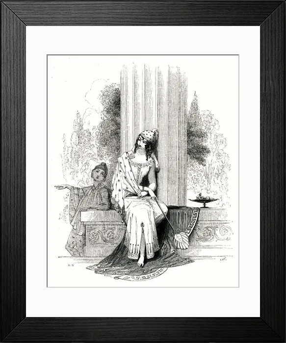 Framed Print : Illustration, Troilus and Cressida, by William Shakespeare Framed Print : Illustration, Troilus and Cressida, by William Shakespeare