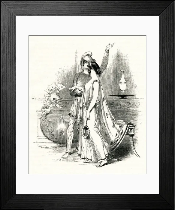 Framed Print : Illustration, Troilus and Cressida, by William Shakespeare Framed Print : Illustration, Troilus and Cressida, by William Shakespeare