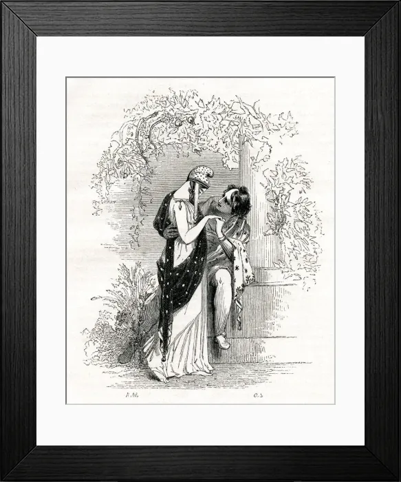 Framed Print : Illustration, Troilus and Cressida, by William Shakespeare Framed Print : Illustration, Troilus and Cressida, by William Shakespeare