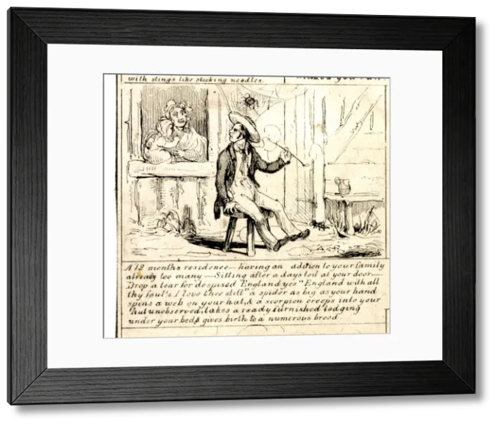 Framed Print : Emigration - A 12 Months Residence Framed Print : Emigration - A 12 Months Residence