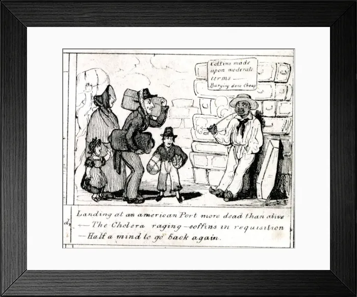 Framed Print : Emigration - Half a mind to go back again Framed Print : Emigration - Half a mind to go back again