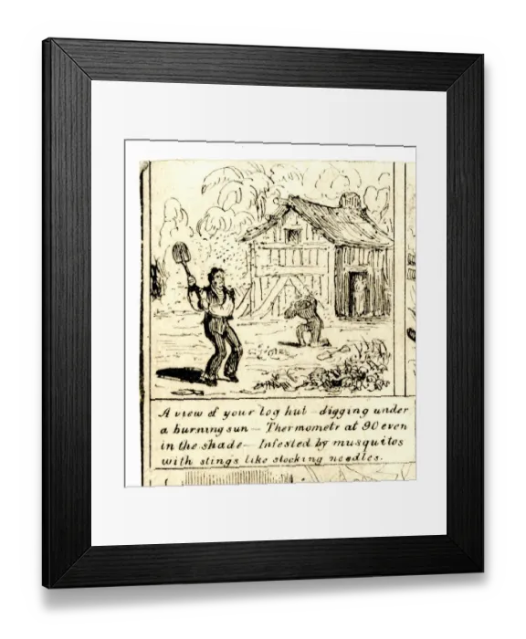 Framed Print : Emigration - Infested by Mosquitoes Framed Print : Emigration - Infested by Mosquitoes