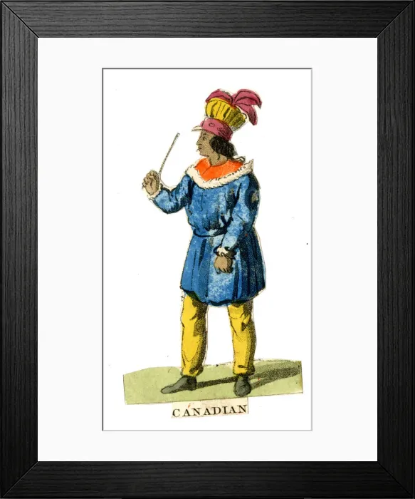 Framed Print : Scrap, Peoples of the World - North American Framed Print : Scrap, Peoples of the World - North American