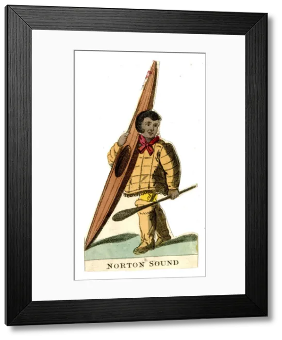 Framed Print : Scrap, Peoples of the World - Norton Sound Alaska Inuit Framed Print : Scrap, Peoples of the World - Norton Sound Alaska Inuit