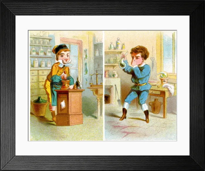 Framed Print : The Young Chemist or Young Scientist Framed Print : The Young Chemist or Young Scientist