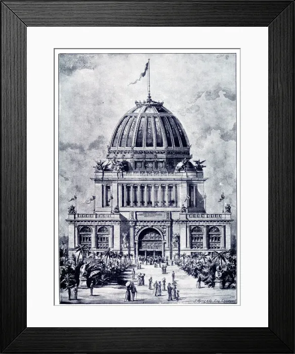 Framed Print : Administration Building, Worlds Fair Exhibition, Chicago Framed Print : Administration Building, Worlds Fair Exhibition, Chicago